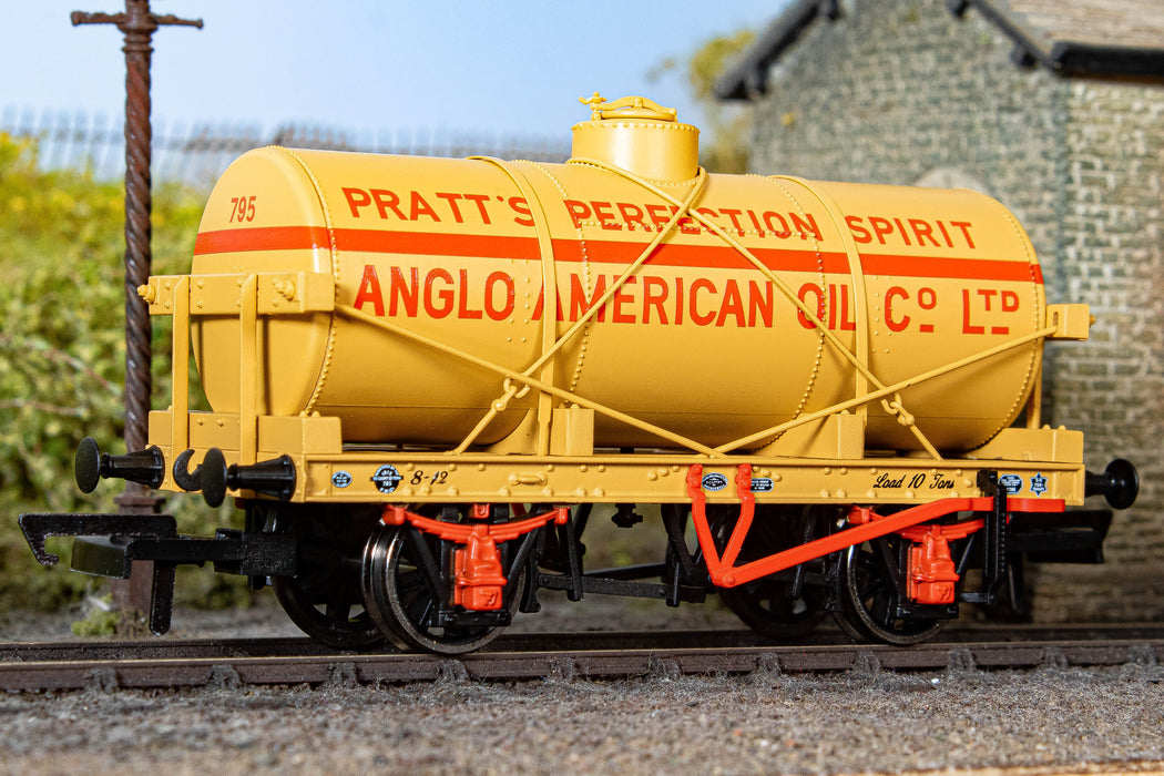 Oxford Rail 12T Tank Wagon - Pratt's Perfection Spirit No.795