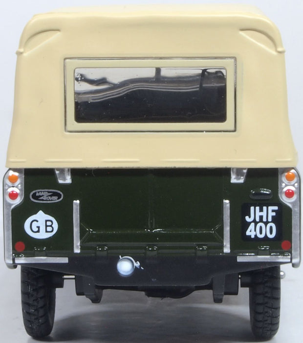 Oxford Diecast Land Rover Series II SWB Canvas Bronze Green 1:43