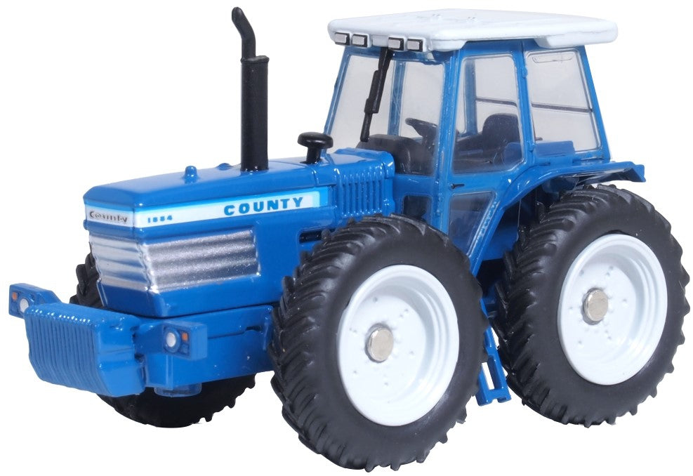 Oxford Diecast Blue Ford County Tractor