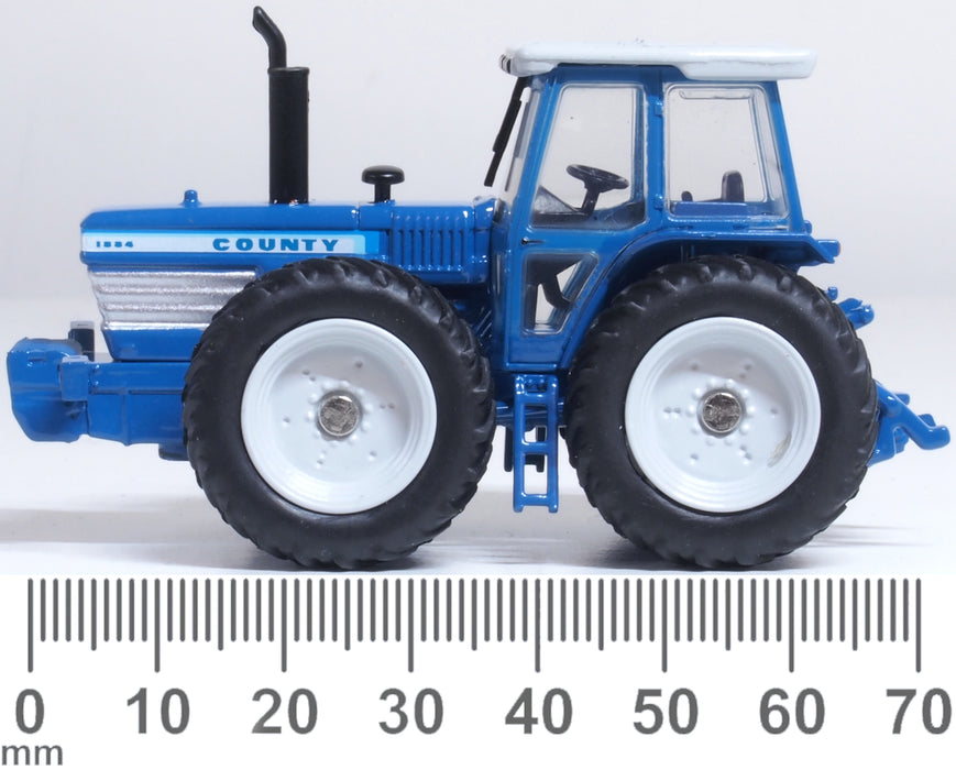 Oxford Diecast Blue Ford County Tractor