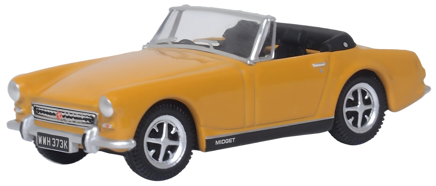 OXFORD DIECAST 1:76 Scale MG Midget MKIII Bronze Yellow — Oxford Diecast