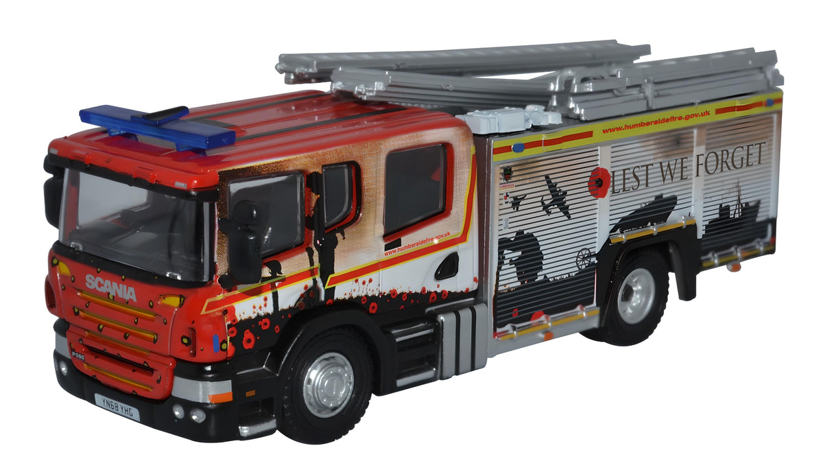 Oxford Diecast Humberside Fire And Rescue Pump Ladder
