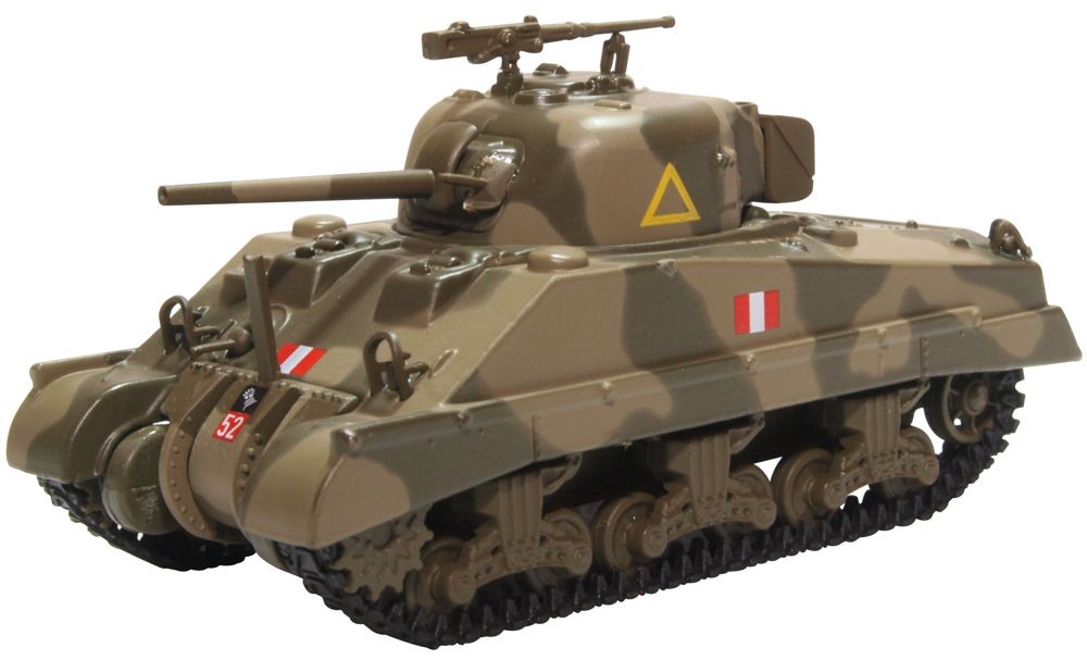 Oxford Diecast Sherman MkIII 17th/21st Lancers 6th Arm. Div. Tunisia 1:76