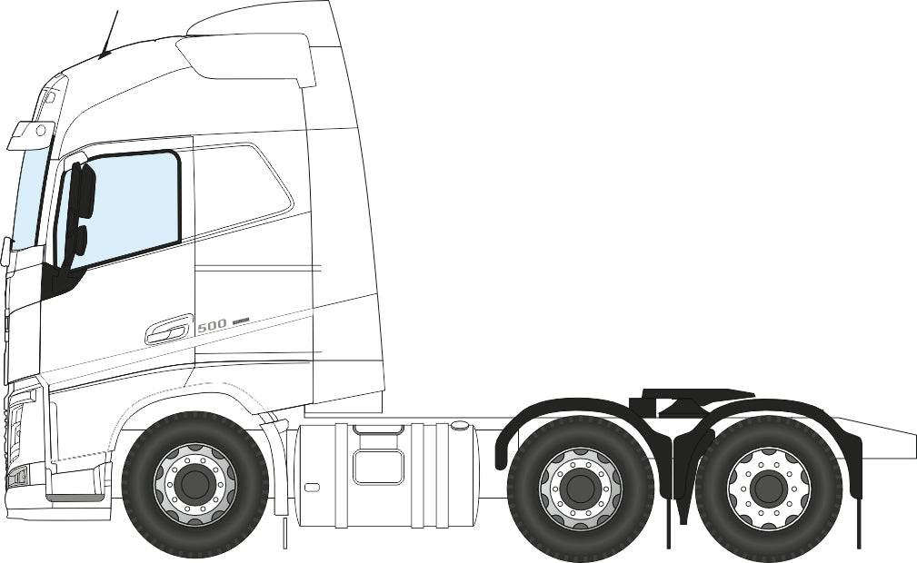 Volvo FH4 Cab White