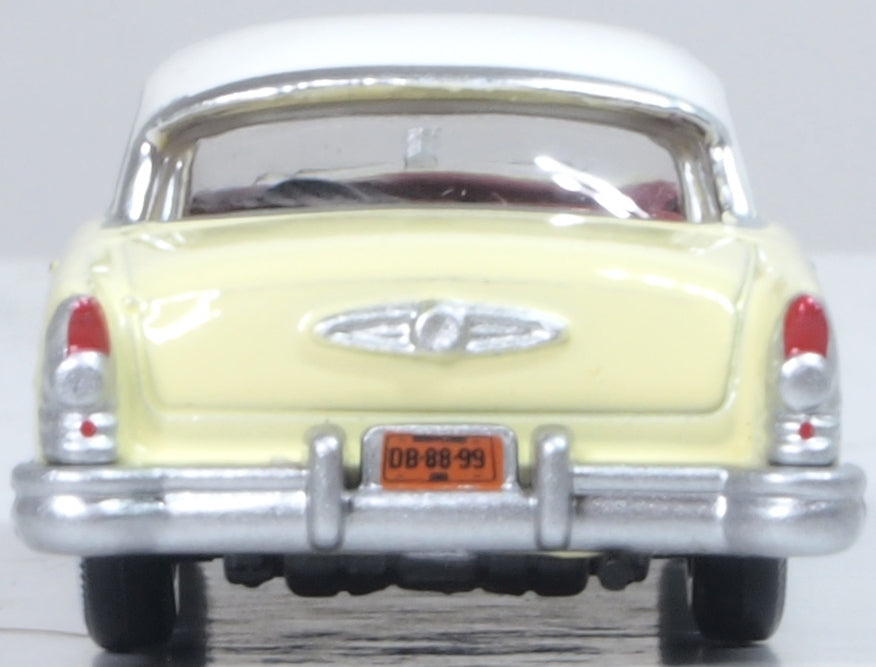 Oxford Diecast 1955 Buick Century Condor Yellow / Dover White