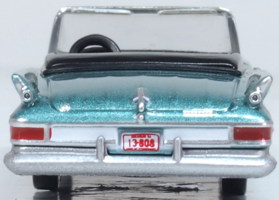 Oxford Diecast 1961 Chrysler 300 Convertible (open) Tahitian Turquoise