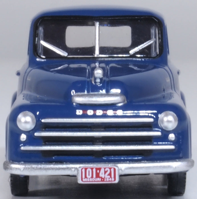 Oxford Diecast  Dodge B1B Pick Up 1948 Waterway Blue 1:87