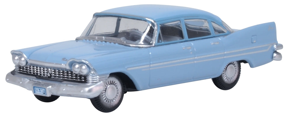 Oxford Diecast 1959 Plymouth Savoy Sedan Powder Blue