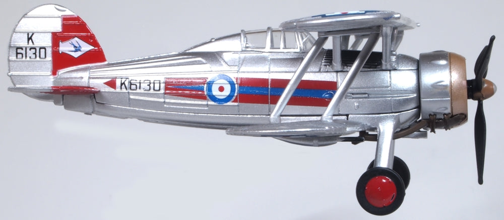 Oxford Diecast Raf No.72 Sqn.,church Fenton 1937 Gloster Gladiator