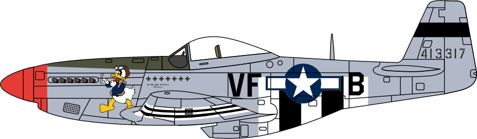 Oxford Diecast 1944 Mustang P51 Capt.d.r.emerson. 336th Fs 4th Fg. 8th Af. Debden UK 1:72