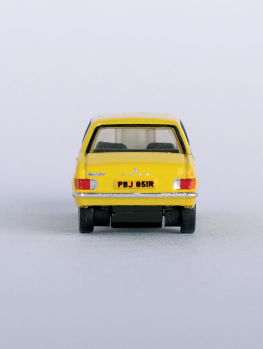 Oxford Diecast Ford Escort Mk2 Signal Yellow