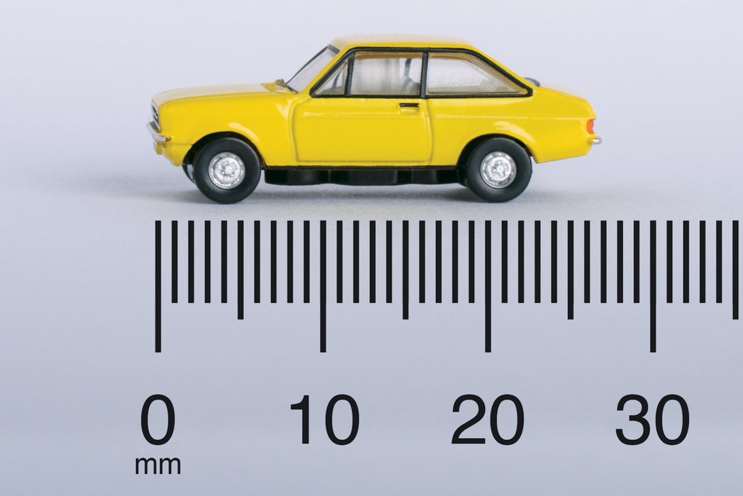 Oxford Diecast Ford Escort Mk2 Signal Yellow