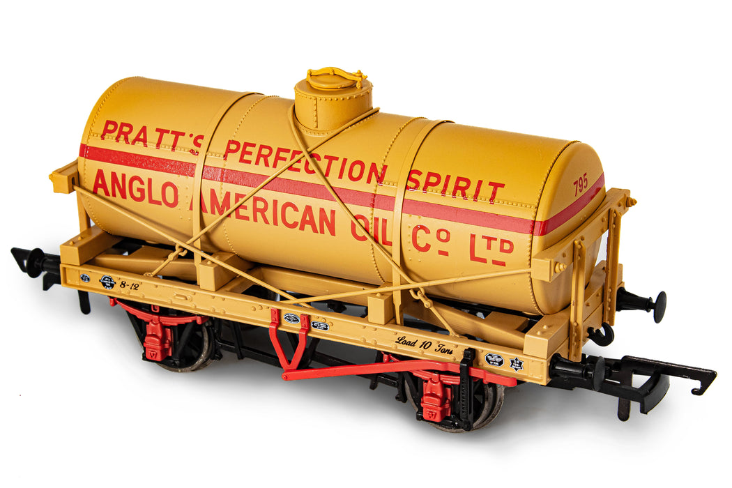 Oxford Rail 12T Tank Wagon - Pratt's Perfection Spirit No.795