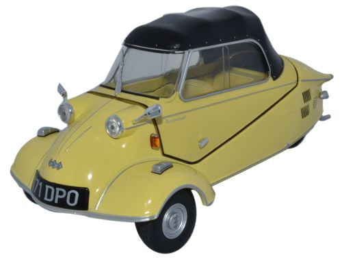 Oxford Diecast Messerschmitt KR200 Bubble Cabrio Mimosa Yellow - 1:18