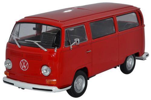 Welly Volkswagen Bus Red - 1:24 Scale — Oxford Diecast