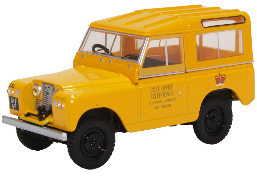 Oxford Diecast Land Rover Series II SWB Hard Top Post Office Telephone