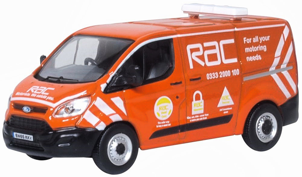 OXFORD DIECAST 1:76 Scale Ford Transit Custom RAC — Oxford Diecast