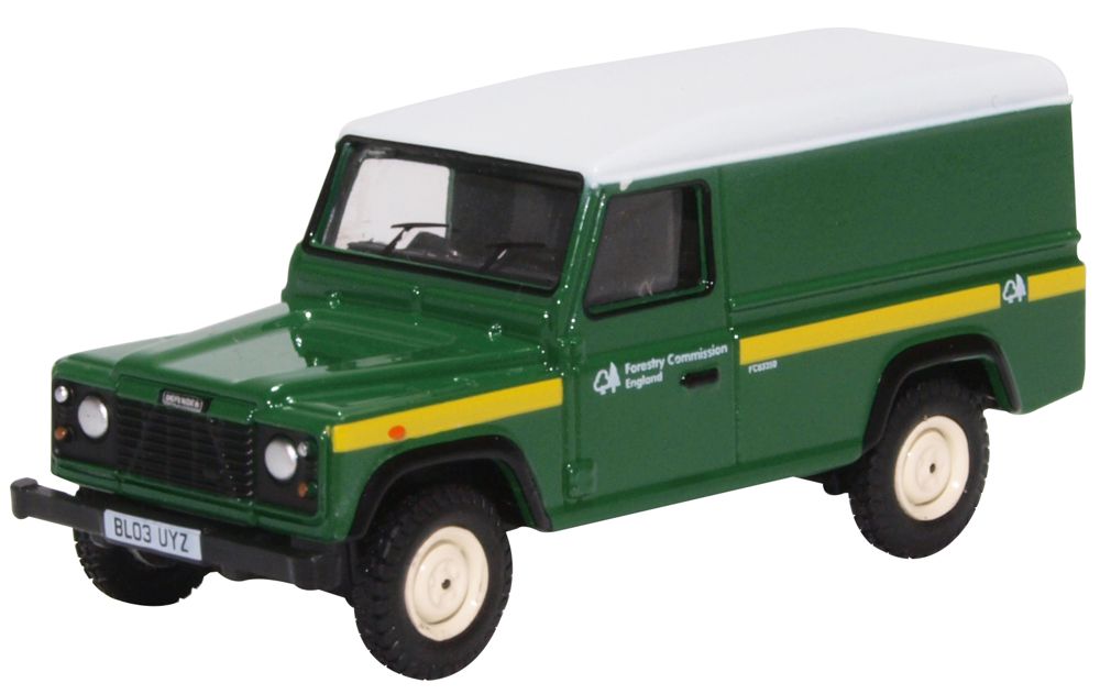 Oxford Diecast Forestry Commission Land Rover Defender 1 76