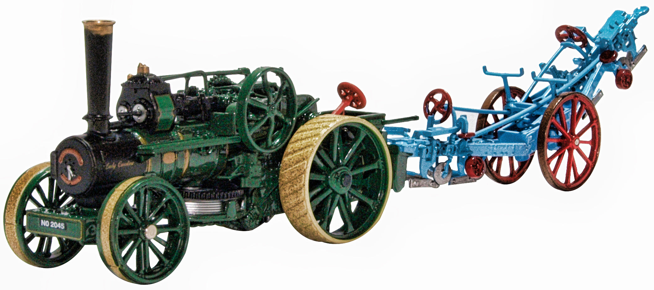 Ploughing Engine15334 Lady Caroline and Plough 1:76 Scale GDSF2019