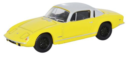 Oxford Diecast Lotus Elan Plus 2 Yellow/Silver - 1:76 Scale