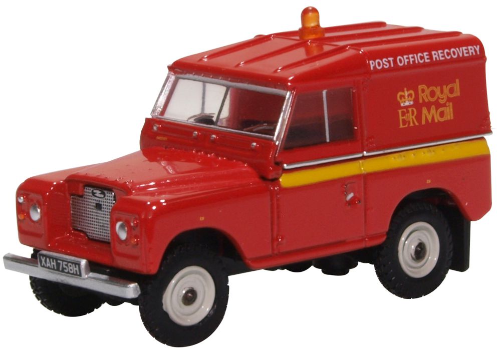 Oxford Diecast Land Rover IIA SWB Royal Mail Post Office Recovery