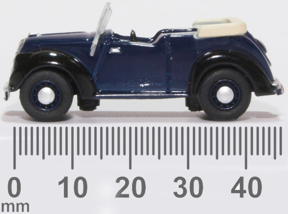 Oxford Diecast Morris Eight E Series Tourer Dark Blue 76ME006