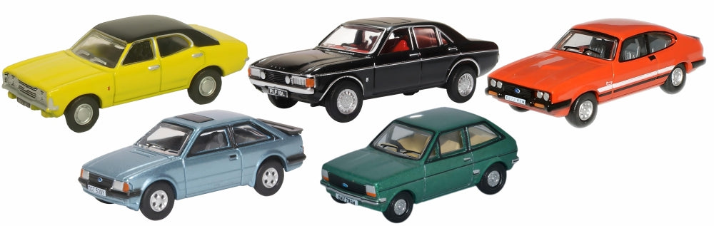 Oxford Diecast 5 Piece Ford Set