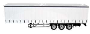 Cararama 1_50 Scale Trailer White - 1:50 Scale