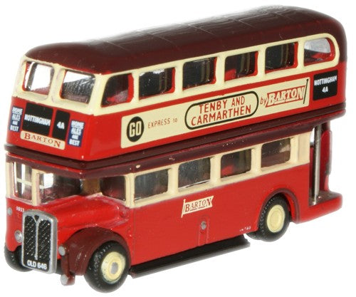 Oxford Diecast Barton Transport RTL Bus - 1:148 Scale